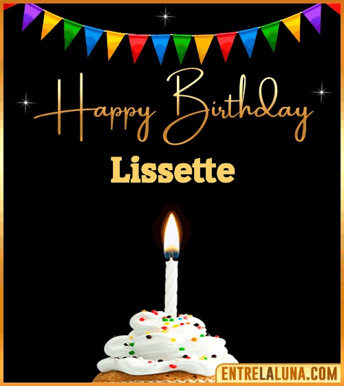 GiF Happy Birthday Lissette